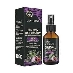 Hair Growth Spray, orgaaninen sipuliöljy rosmariinin tuoksulla, rikastettu mustasiemenöljyllä, hallitsee hiustenlähtöä, edistää kasvua, naisille ja...
