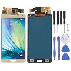 (Uusi) LCD-näyttö ja digitointi täydellinen kokoonpano Galaxy A5, A500F, A500FU, A500M, A500Y, A500YZ Kultaa