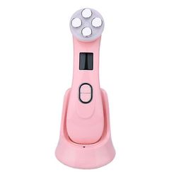 Coosilo 5in1 Rf Electroporation Led Photon Light Therapy - Beauty Device, Anti Aging Pink