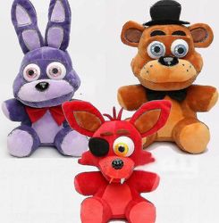 Nätter på Freddy's Fnaf Skräckspel Plushie Leksaker Plush Doll Kids.v5 Foxy