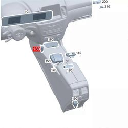 Auton USB-latausporttimoduuli A2478209000 - C118 W177 W247 X253 2019-2023 TYPE-C HUB Multimedia Musta