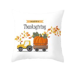 Witdreamer Thanksgiving Græskar Dværg Series Dekorative Pudebetræk Pudebetræk 11