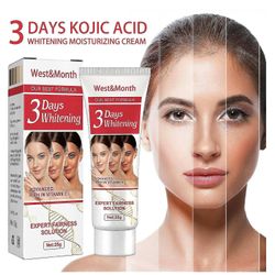 3 dager Kojic Acid Whitening Fuktighetsgivende Krem Hud Bleking Mørk Flekkfjerner 2 STK