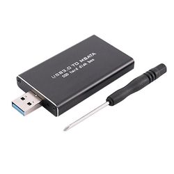 msata til usb usb 3.0 til msata ssd kabinett usb3.0 til msata tilfelle harddiskadapter M2 SSD ekstern