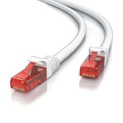 CSL - 15m - Cat.6 Ethernet Gigabit Lan netværkskabel Rj45-10 100 1000mbit S - Patch kabel - UTP - kompatibel med Cat.5 Cat.5e Cat.7 - Skift router M