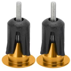 2PCS pyörän ohjaustangon päätykorkki polkupyörän ohjaustangon pistoke maastopyörille maantiepyörätGold