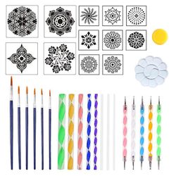 33 Stk prik maleri mandala værktøjer sten malet diy graffiti kunst forsyninger