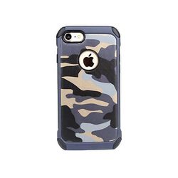 AIR Apple iPhone 7 Plus stødsikkert sag cover - Blå Camouflage