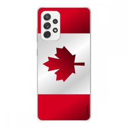 Crazy Kase Cover Til Samsung Galaxy A72 Soft Silicone 1 Mm, Flag of Canada