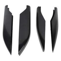 4kpl kattokiskotelineen kansi muovinen kattoteline kiskon päätykannen vaihto Toyota Land Cruiserille Prado FJ120 2002 - 2009 musta