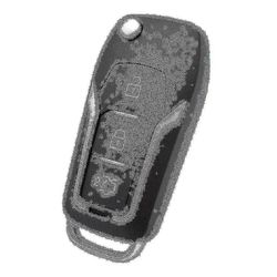 Bil Remote Key Shell Remote Key Case Cover för Focus Fiesta Mondeo C-max