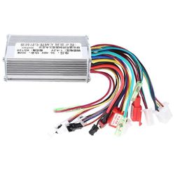 Sähköinen polkupyöräohjain Sähköpyörän lisävarusteet 36V / 48V 350W sähköpyörämoottori harjaton Sinewave Hopea