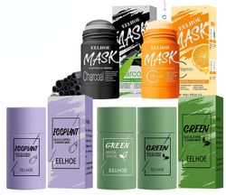 Jying Grøn te Solid Cleansing Mask Bambus Trækul at fjerne hudorme og Acne Pore Svind Oil Control fugtgivende og fugtgivende Orange 1pc