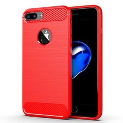 AIR Holdbart soft protective shell-etui til Apple iPhone 7 Plus - Rød