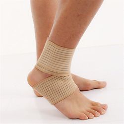 Gym Running Protection Sikkerhed AnkelStøtte Foot Bandage B BEIGE
