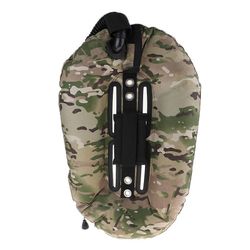 Dykning Donut Wing Single Tank Freediving Spydfiskeri Bcd Set 30lbs Camouflage