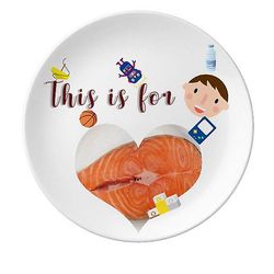 Marhakis Kød Mad Texture Søn Dessert Plate Dekorative Porcelæn 8 tommer Dinner Home