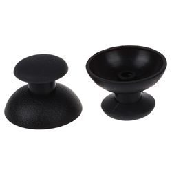 2 x Controller THUMBSTICKS Til 2/3 joystick PS2 PS3 sort