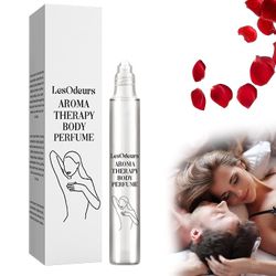 Mamusk Lesodeurs aromaterapi krop parfume, lesodeurs rollerball aromaterapi parfume, langvarig naturlig fjerne kropslugt kvinder tiltrække mænd 1 Pcs