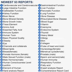 mickcara 2023 Uusi versio kvanttiresonanssianalysaattorista Magneettinen bioresonanssi Koko kehon skannaus 53 raporttia aliterveyden diagnostiikkak...