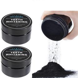 2kpl hiilihampaita hampaiden valkaisujauhe luonnollinen orgaaninen hammastahna hammasharja suun kautta
