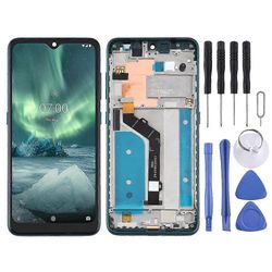 Tft Lcd -näyttö Nokia 7.2 Ta-1196: lle Vihreä