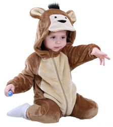 Mikasa Reedca Baby Dinosaur Kostume Børn Cute Hoodie Jumpsuit Animal Costume Halloween Abe 6-12 Months