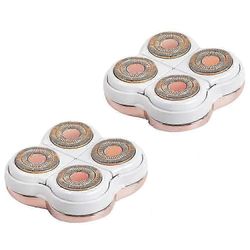 Virheettömät jalat, vaihtopäät, jotka ovat yhteensopivia sähköisen partakoneen kanssa 18 karaatin kulta 2kpl