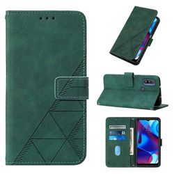 Gangxun Kompatibel med Motorola Moto G Pure Case Læder Folio Cover Wallet Magnetic Premium Etui Coque grøn