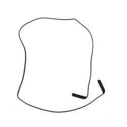 Macbook Pro Air 13 tuuman A2159 A2179 A1932 LCD-näytön keskikehyksen kumikehysrenkaan näytön kehyksen verhoilurenkaalle Monivärinen