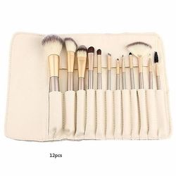 Professional Soft 12/18/24pcs Makeup Børster Sæt Kosmetisk Fylde Værktøjer Foundation Øjenskygge Blush Kits