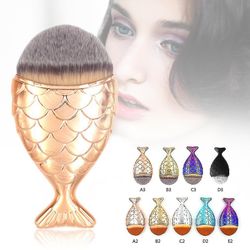 1pcs Havfrue Foundation Makeup Brush Pulver Blush Kosmetisk Makeup Pensler Tool