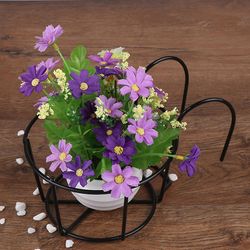 Plant Pot Rack Udendørs Hængende Plante Jernstativer Hegn Balkon Rund Blomsterpotte Haveforsyninger //////////