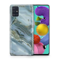 König Taske telefonbeskytter til Samsung Galaxy A6 Plus (2018) Case Cover Bag Bumper Marmor blå Samsung Galaxy A6 Plus (2018)