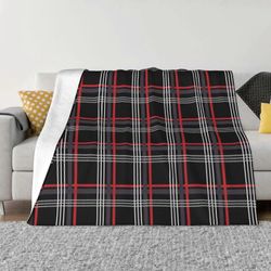 Gti Tartan Ultra-Soft Micro Fleece -peitto sohvalle ja Sänky, ylellinen Pehmeä Kodikas sumea peitto 40" X30" , Supe-KDE47635 76x102cm 40x30in