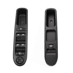 6554.KT Matkustajan puolen sähköikkunan pääkytkin 307 Citroen Musta