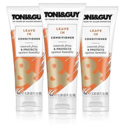 Toni & Guy Frizz Control Leave-In Conditioner Trio - 3 x 100 ml sileille ja hallittaville hiuksille