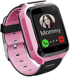 Gps Kids Smartwatch Telefon - Touch Screen Kids Smartwatch med opkaldsstemmebesked Så lommelygte Digital kamera vækkeur