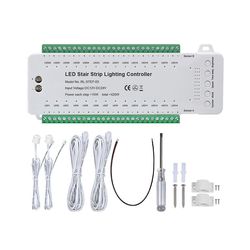 Trappa LED rörelsesensorstyrenhet Smart trappinduktionsregulator Dimmer trappljusstyrning Vit