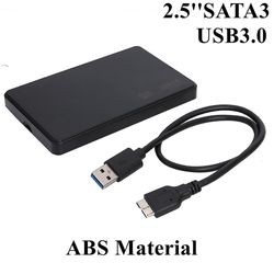 2,5 tommers Hdd SSD-sak Sata til USB 3.0 2.0-adapter Gratis 5 6 Gbps Box harddisk kabinett Support 2 TB Hdd disk for Windows Mac OS SATA3 USB3.0