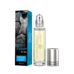 Feromon Parfume Til Mænd Kvinder, Roll-on Feromon Infunderet Olie Parfume Köln, Roller Pheromone Uni 3pcs blue