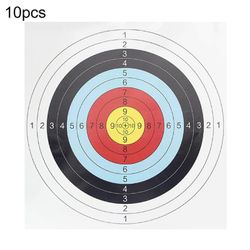 Bigougem 10kpl/setti 60x60cm koko rengasnuoli jousiammunta harjoitus jousiammunta kohdepaperi