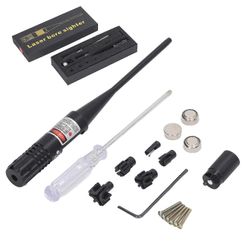 Bore Sight Kit alumiiniseoksesta valmistettu punainen laserporauskohteen paikannustyökalu 0,22 - 0,5 poralle
