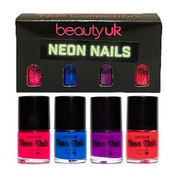 BeautyUK Beauty UK Neon Kynsilakkasetti 2 4x9ml