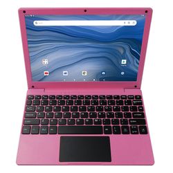 kannettava mini neliytiminen 10,1 tuuman mini pieni tietokone android netbook sisäänrakennettu langaton langallinen internetyhteys Vaaleanpunainen