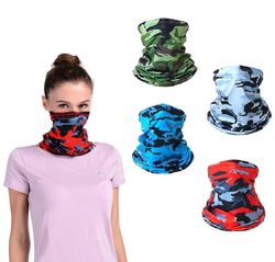 4 kpl Jäähdytyskaula Säärystin UV-suoja Kasvonaamio Tuulenpitävä huivi Aurinkovoide Hengittävä Bandana Balaclava