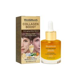 Westmonth 30ml kollagen boost anti-aging serum, dyp anti rynke essens, anti-aldring daglig serum, kollagen anti-aldring essens 1PC