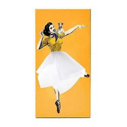 Pehmopaperilaatikon pidike Creative Lady Flying Skirt Design Helppokäyttöinen neliön muotoinen pöytälevy pehmopaperilaatikon pidike kotitoimistotar...