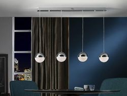 Schuller Lighting Schuller Sphere - Integreret LED Bar Loft Vedhæng Chrome