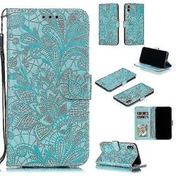 Apple Iphone 6 Plus multifunktionel flower flip case cover - Grøn